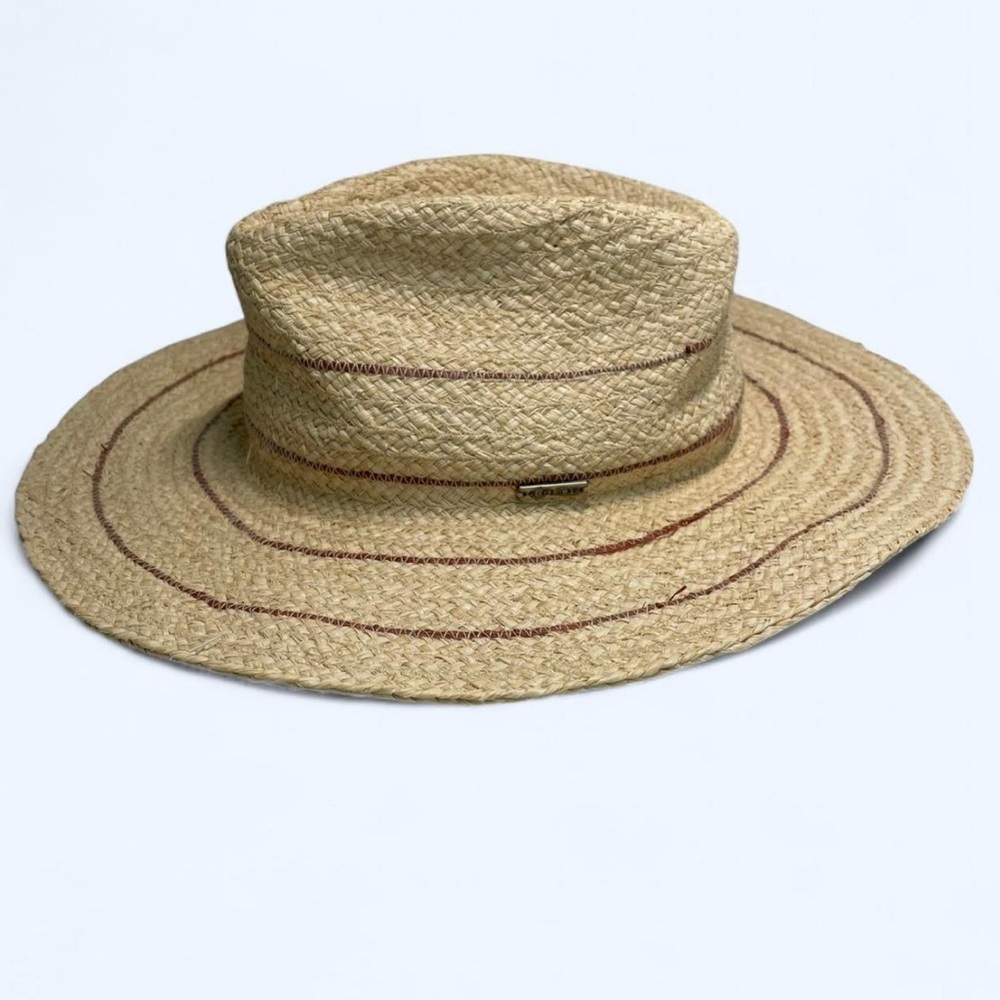 GIGI PIP CAMILA FEDORA - NATURAL WITH STRIPES